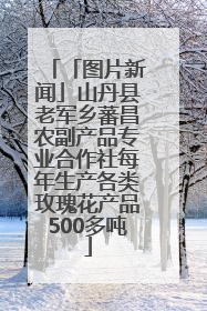「图片新闻」山丹县老军乡蕃昌农副产品专业合作社每年生产各类玫瑰花产品500多吨