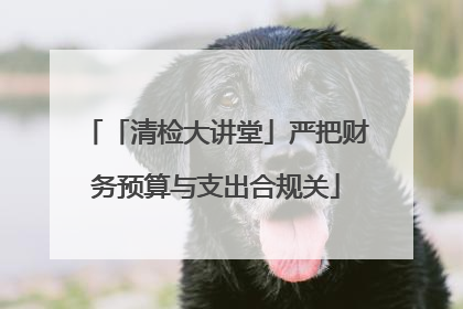 「清检大讲堂」严把财务预算与支出合规关