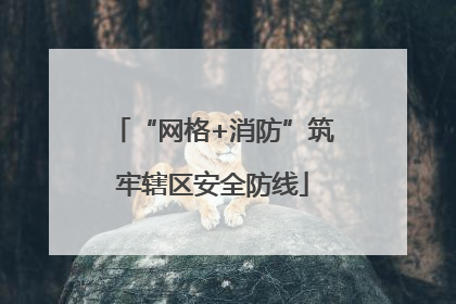 “网格+消防”筑牢辖区安全防线
