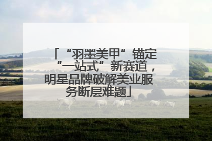 “羽墨美甲”锚定“一站式”新赛道，明星品牌破解美业服务断层难题