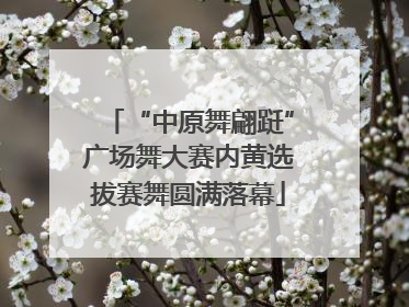“中原舞翩跹”广场舞大赛内黄选拔赛舞圆满落幕