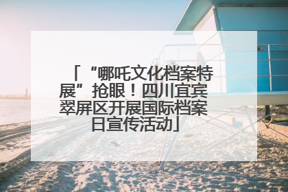 “哪吒文化档案特展”抢眼！四川宜宾翠屏区开展国际档案日宣传活动