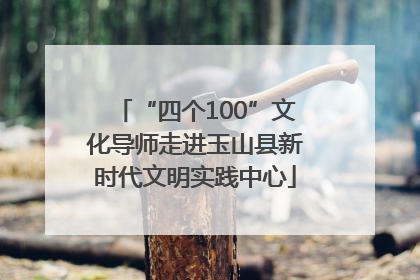 “四个100”文化导师走进玉山县新时代文明实践中心