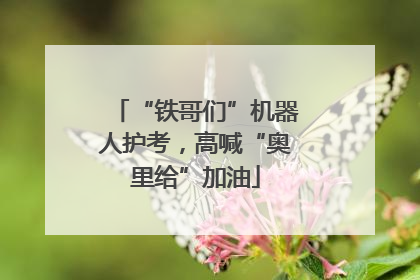 “铁哥们”机器人护考，高喊“奥里给”加油