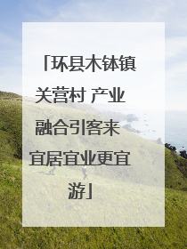 环县木钵镇关营村 产业融合引客来 宜居宜业更宜游