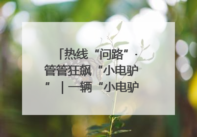 热线“问路”·管管狂飙“小电驴”｜一辆“小电驴”驮了五个娃
