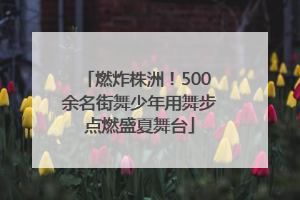 燃炸株洲！500余名街舞少年用舞步点燃盛夏舞台