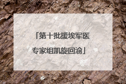 第十批援埃军医专家组凯旋回渝