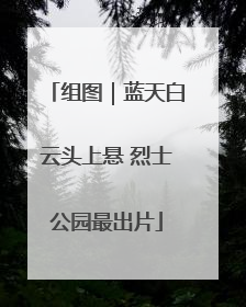 组图｜蓝天白云头上悬 烈士公园最出片