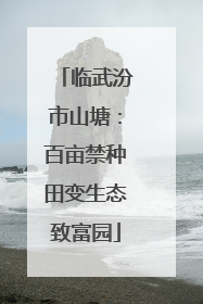 临武汾市山塘：百亩禁种田变生态致富园
