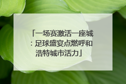 一场赛激活一座城：足球盛宴点燃呼和浩特城市活力
