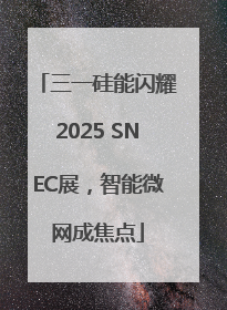 三一硅能闪耀2025 SNEC展，智能微网成焦点