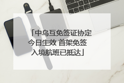 中乌互免签证协定今日生效 首架免签入境航班已抵达