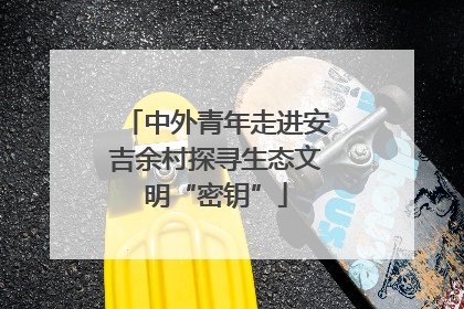 中外青年走进安吉余村探寻生态文明“密钥”