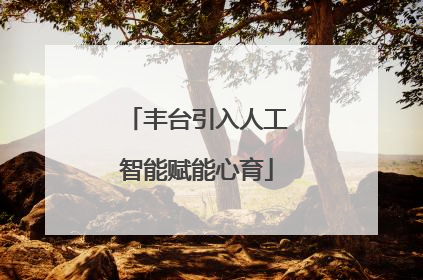 丰台引入人工智能赋能心育