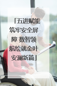五进赋能筑牢安全屏障 数智领航绘就金叶安澜新篇