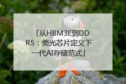 从HBM3E到DDR5：美光芯片定义下一代AI存储范式