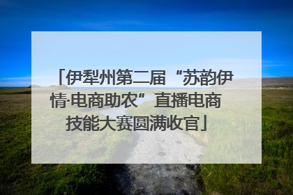 伊犁州第二届“苏韵伊情·电商助农”直播电商技能大赛圆满收官