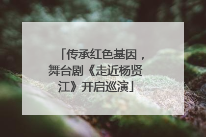 传承红色基因，舞台剧《走近杨贤江》开启巡演