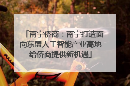 南宁侨商：南宁打造面向东盟人工智能产业高地给侨商提供新机遇