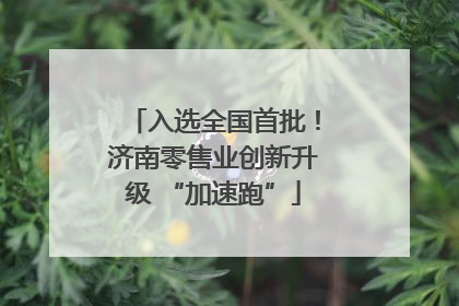 入选全国首批！济南零售业创新升级 “加速跑”