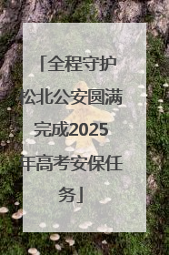 全程守护 松北公安圆满完成2025年高考安保任务