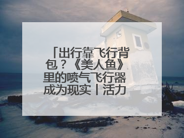 出行靠飞行背包？《美人鱼》里的喷气飞行器成为现实丨活力中国调研行