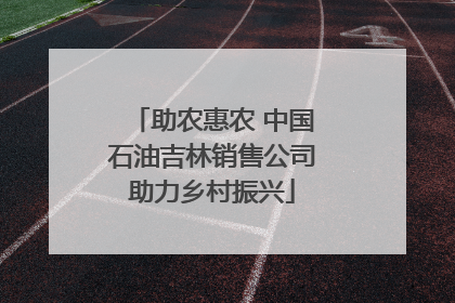 助农惠农 中国石油吉林销售公司助力乡村振兴