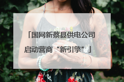 国网新蔡县供电公司启动营商“新引擎”