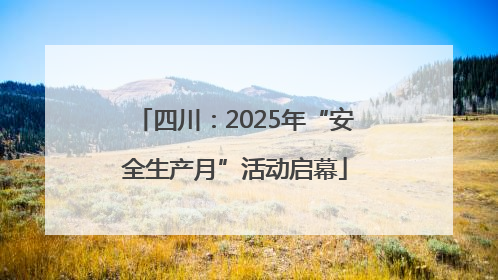 四川：2025年“安全生产月”活动启幕
