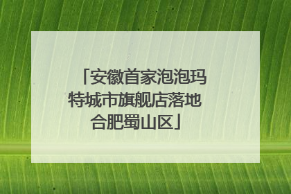 安徽首家泡泡玛特城市旗舰店落地合肥蜀山区