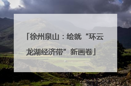徐州泉山：绘就“环云龙湖经济带”新画卷
