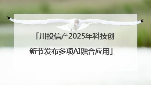 川投信产2025年科技创新节发布多项AI融合应用