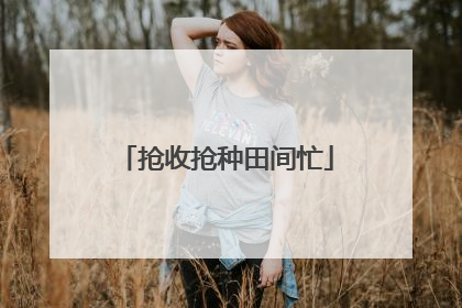 抢收抢种田间忙