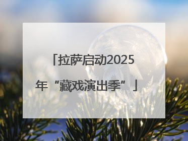 拉萨启动2025年“藏戏演出季”