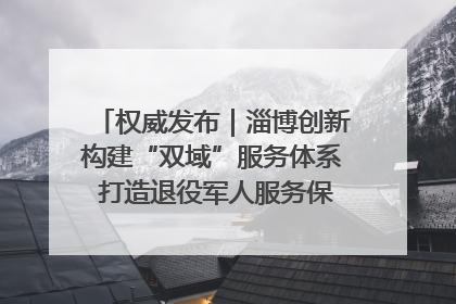 权威发布｜淄博创新构建“双域”服务体系 打造退役军人服务保障“淄博样板”