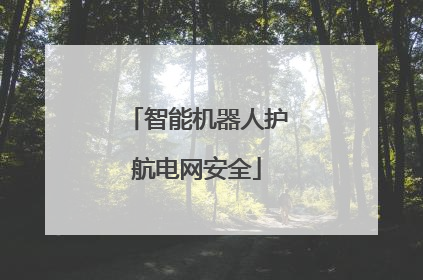 智能机器人护航电网安全