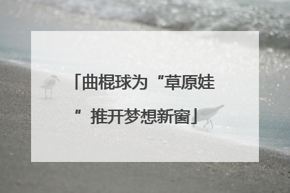 曲棍球为“草原娃”推开梦想新窗