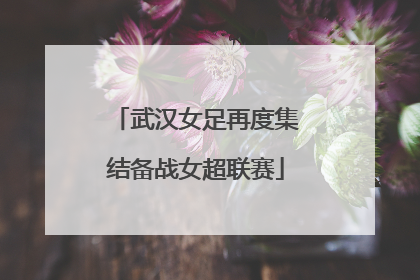 武汉女足再度集结备战女超联赛