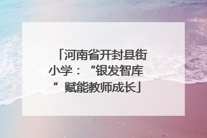 河南省开封县街小学：“银发智库”赋能教师成长