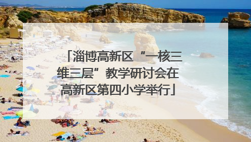 淄博高新区“一核三维三层”教学研讨会在高新区第四小学举行