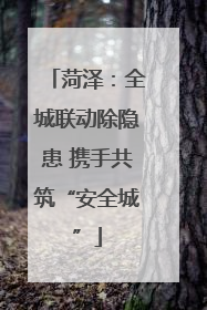 菏泽：全城联动除隐患 携手共筑“安全城”