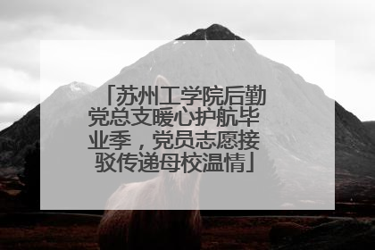 苏州工学院后勤党总支暖心护航毕业季，党员志愿接驳传递母校温情