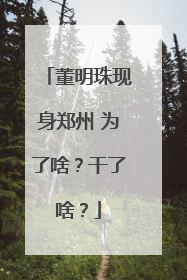 董明珠现身郑州 为了啥？干了啥？