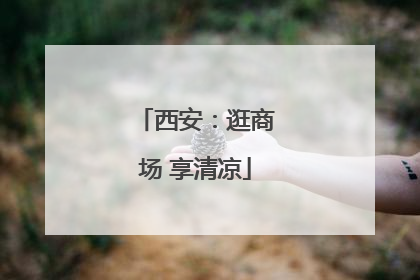 西安：逛商场 享清凉