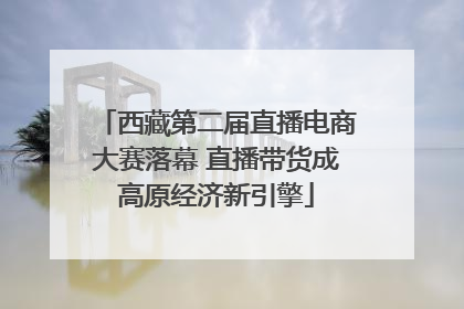 西藏第二届直播电商大赛落幕 直播带货成高原经济新引擎