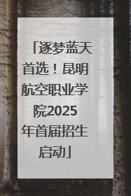 逐梦蓝天首选！昆明航空职业学院2025年首届招生启动