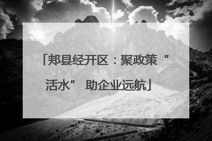 郏县经开区：聚政策“活水” 助企业远航