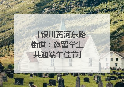 银川黄河东路街道：邀留学生共迎端午佳节