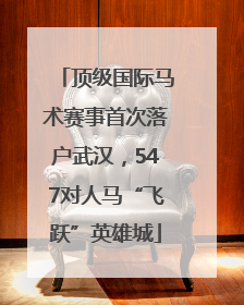 顶级国际马术赛事首次落户武汉，547对人马“飞跃”英雄城